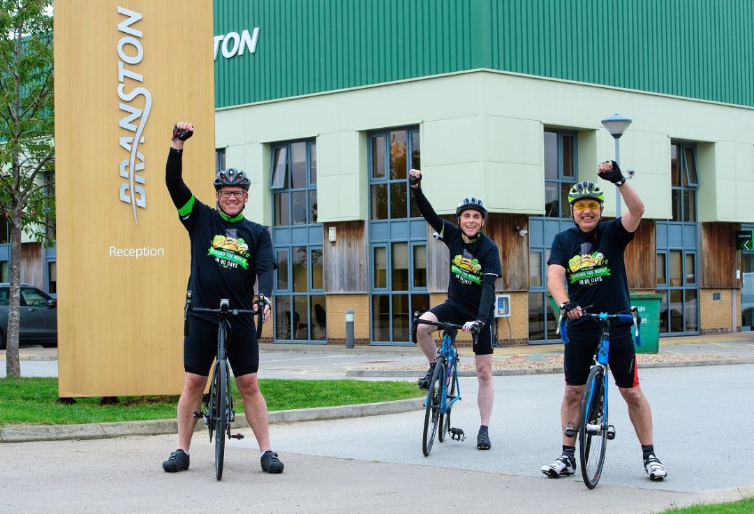 Branston on track to go Around the World in 80 days