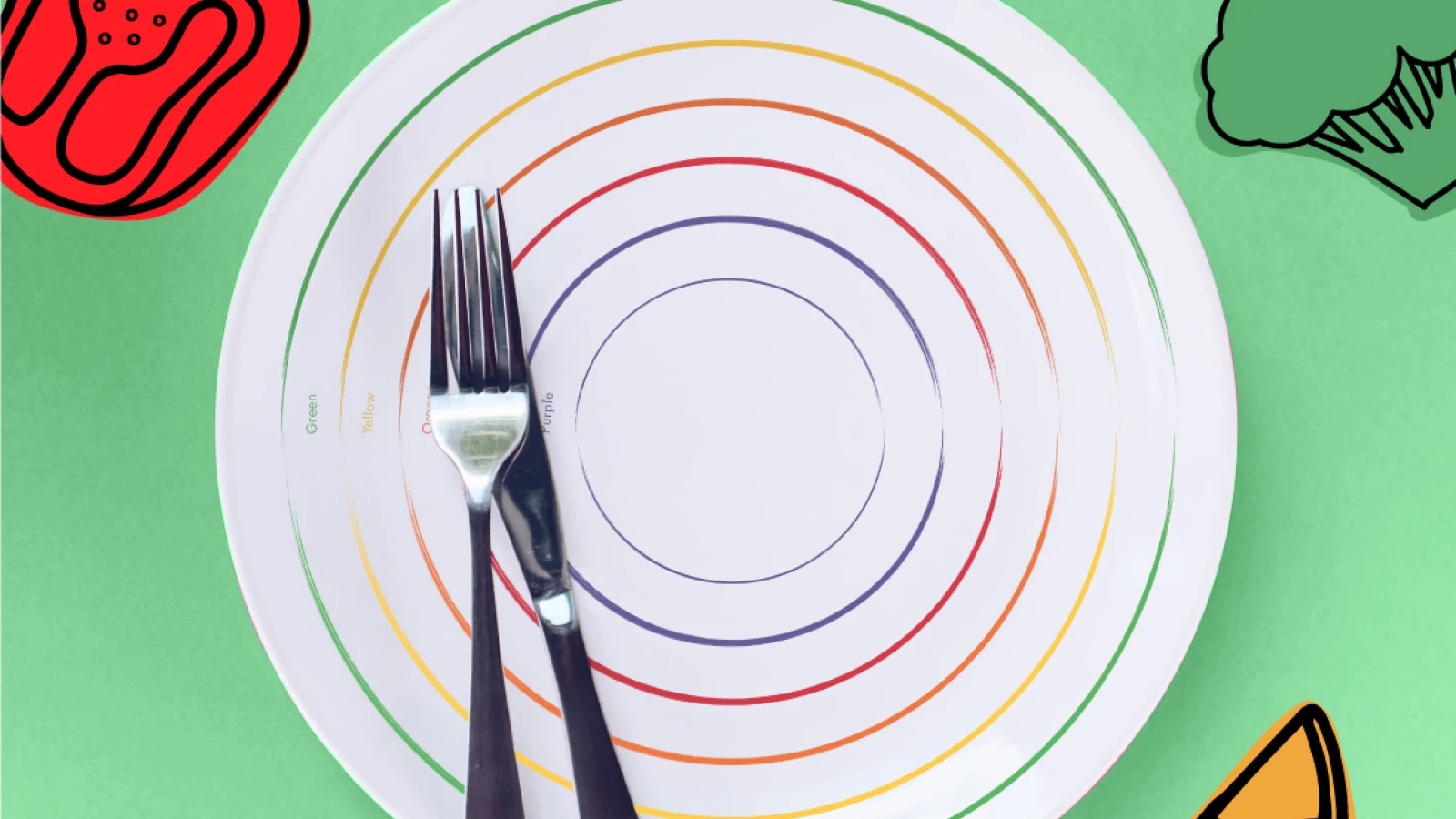 Rainbow food tracker | Branston